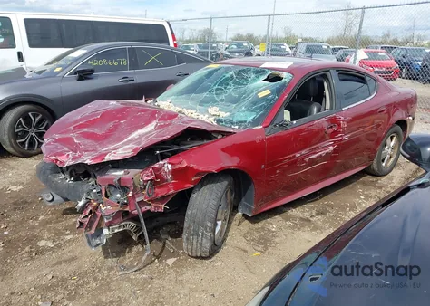 2008 Pontiac Grand Prix z USA, uszkodzony, nr VIN 2G2WP552481192010